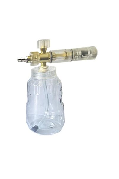 Generic موزع صابون رغوي شفاف سعة 1000 مل، مدفع غسيل سيارات للتنظيف عالي الضغط