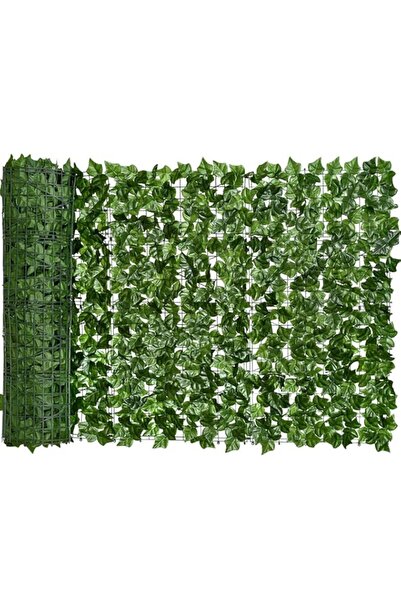 Generic سياج حديقة الخصوصية من توشيونيكس، مقاس 1×3 أمتار، نباتات اصطناعية، لفافة شبكية، أوراق لبلاب اصطناعية