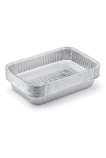 Generic صواني تنقيط صغيرة من الألومنيوم من ويبر، مقاس ٧-١/٢ بوصة × ٥ بوصة، مج...