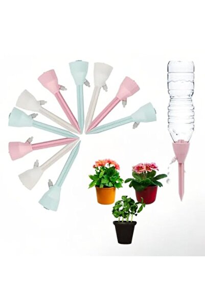 Generic فيورا، 10 قطع من مسامير الري الذاتي للنباتات - أجهزة ري النباتات التل...