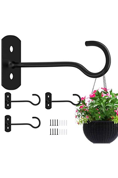 Generic MAKINGTEC - عبوة من 4 خطافات نباتات بطول 6 بوصات، خطافات سقف لتعليق ا...