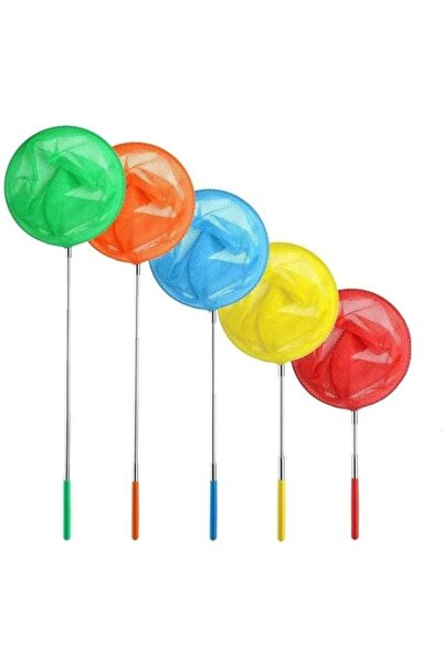 Generic Telescopic Extendable Butterfly Fishing Net for Kids (5 Colors) - 5 P...
