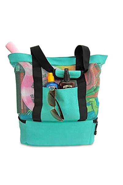 Generic SKEIDO Hybrid Mesh Tote – 50L Insulated Beach Bag with Detachable Coo...