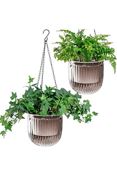 Generic أحواض زهور معلقة ذاتية الري من ChicAbode، أواني زهور داخلية، سلة خارج...