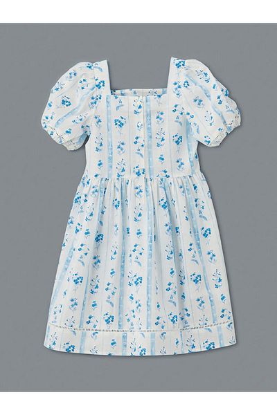 LC Waikiki Ecru Floral Lace Girl's Dress