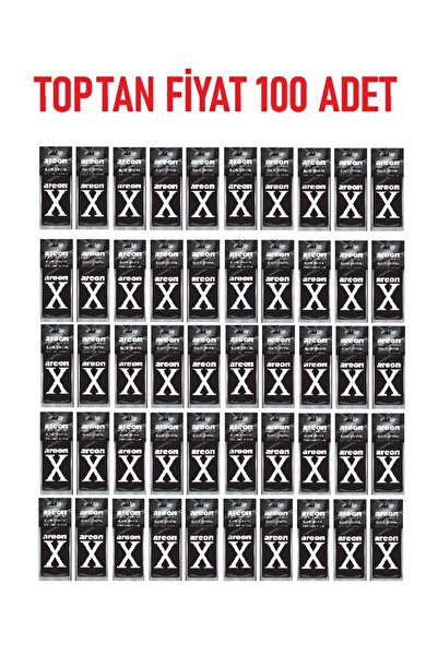 Areon 100 ADET BLACK CRYSTAL KALİTELİ ARAÇ KOKUSU