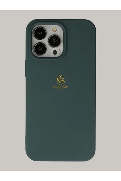Massemr Apple iPhone 14 Pro Compatible Nano Velvet Lined Matte Silicone Case Shock Absorbing Luxury Protection