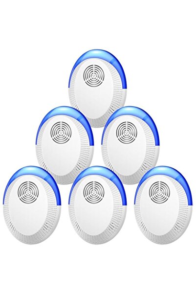 Generic HIQUAY عبوة من 6 قطع من أجهزة طرد الآفات بالموجات فوق الصوتية، طارد إ...