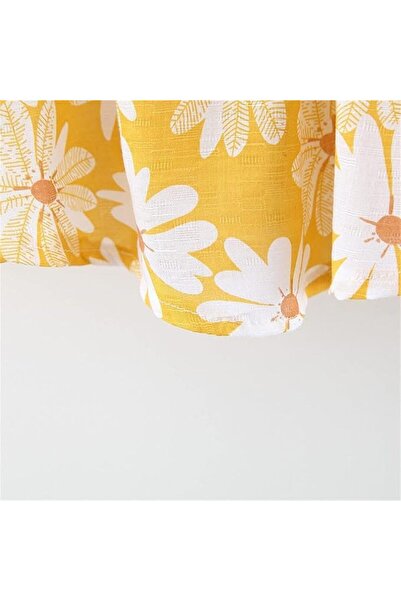 MINIMEAccessories Baby Girls Sundress & Hat Set | Cotton | 12-18 Months | Yellow | Lightweight & Breathable