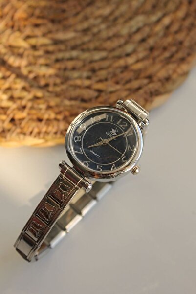 SHINELUC Nomi Navy Blue Butterfly Round Dial Steel Women's Watch