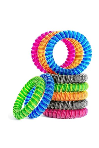 Generic سوار طارد للبعوض من فوين، 14 قطعة، مصنوع من مادة السترونيلا الطبيعية ...