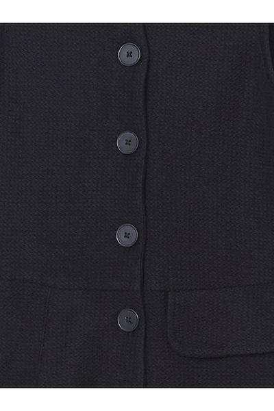 LC Waikiki Lcw Kids Black V-Neck Girl's Dress