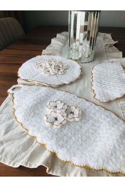 ONTİC Bath Life Dowery Gift Hand Knitted Filled Bath Life
