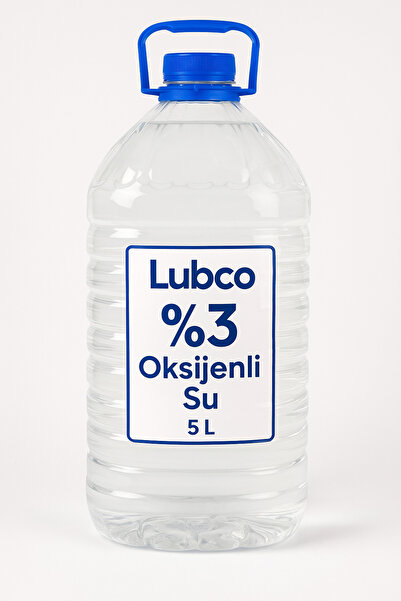 LUBCO Oksijenli Su Standart %3 Dezenfektan&Saç Sarartma 5Kg Pet ambalaj