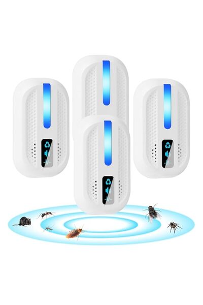 Generic طارد الآفات بالموجات فوق الصوتية، طارد قوي للفئران، مكافحة الآفات الد...