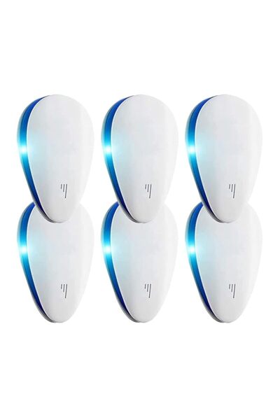 Generic مجموعة من 6 قطع من أجهزة طرد الآفات بالموجات فوق الصوتية من YHRY، طار...