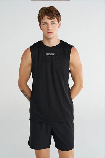 hummel Flexi Tank Top 912383-2001 Black Men's Sports Singlet