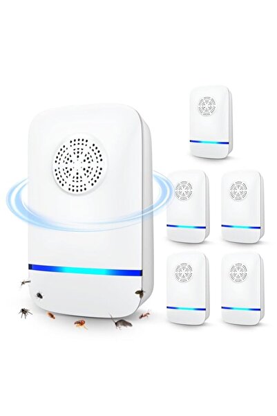 Generic جهاز طارد الآفات بالموجات فوق الصوتية FTOTL - عبوة من 6 قطع من طارد ا...