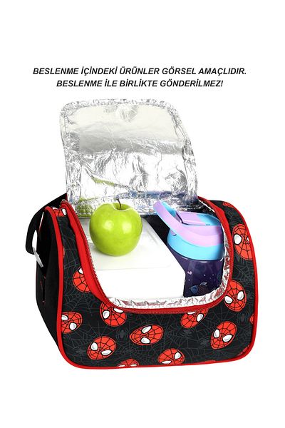 Chocuk Spiderman Printed Thermal Thermal Insulated Lunch Box