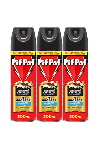 Generic بف باف بخاخ قاتل الصراصير والنمل 300 مل × 3