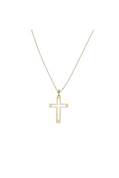 Bijuteria SORELLY Lant Aur 14k Contur Cruce