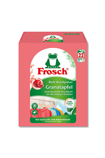 Frosch Nar Özlü Renkli Toz Çamaşır Deterjanı 1,45 kg – Renk Koruma, Bitki Bazlı, 22 Yıkama