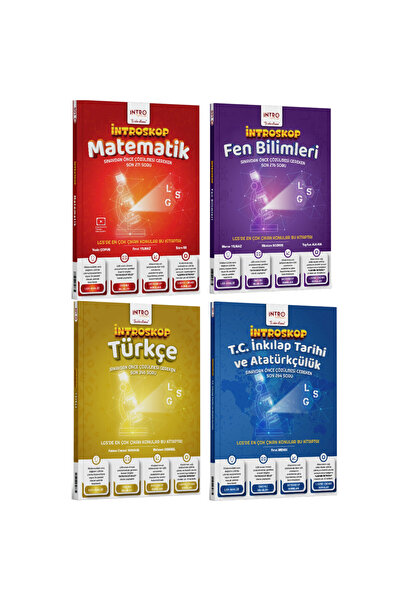 Mozaik Yayınları İntro Yayınları 8. Sınıf LGS Matematik Fen Türkçe İnkılap İn...
