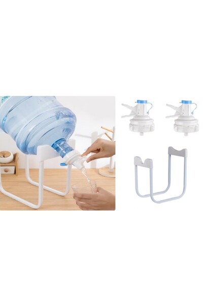 CMT HVT Damacana Musluk Başlığı ve Metal Ayak Stand Seti