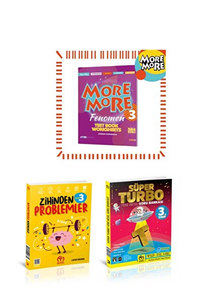Kurmay ELT MORE&MORE 3.SINIF TEST+MODEL YAYINLARI 3.SINIF ZİHİNDEN PROBLEM+TÜ...