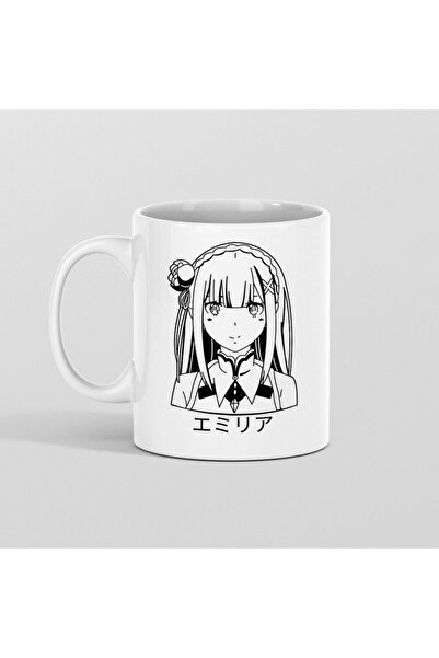 Saatistan Re: Zero Emilia Design Mug ملون، اختيار مثالي للأناقة والاستخدام ال...