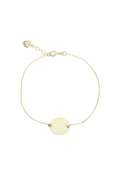 Bijuteria SORELLY Bratara Aur 14k Banut pentru Gravare 1.3 cm