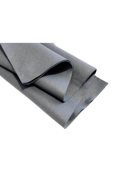 feltland Wool felt, soft 1mm, 40% wool-60% viscose, 50*90cm grey