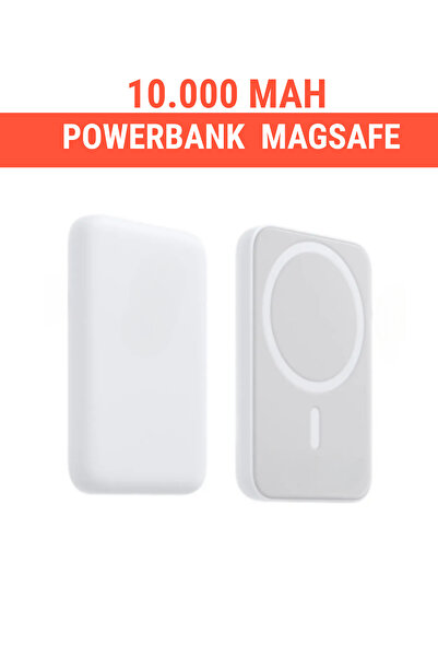 WUNİT Magsafe Powerbank 10.000 MAH Kablosuz Wireless Taşınabilir Batarya Şarj