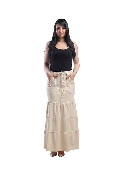 SUGA Flowy maxi skirt