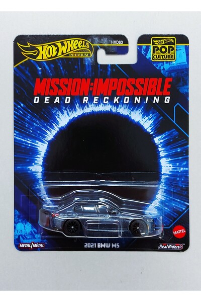 HOT WHEELS Premium 2021 BMW M5 ( Mission Impossible Dead Reckoning ) ( 2025 Pop Culture ) Model Araç
