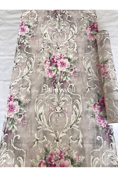 halleywall Pembe Çiçekli 5m2 Duvar Kağıdı