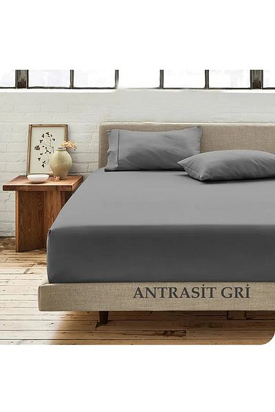 Erays Home 100% Cotton Double 160 X 200 Elastic Sheet Set 30cm Bed Height