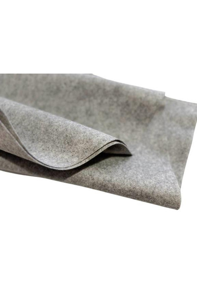 feltland Wool felt, soft 1mm, 40% wool-60% viscose, 50*90cm grey melange