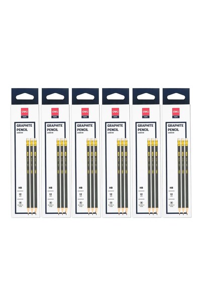 Deli Back to School Combo,6 Pk of Pencils, Crayons, Sharpener, Eraser, Color pencils, Sticky notes