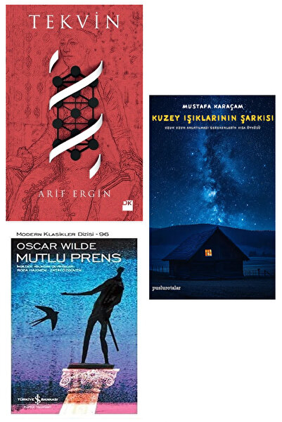 TÜRKİYE İŞ BANKASI KÜLTÜR YAYINLARI Tekvin Arif Ergin + Mutlu Prens + Kuzey I...