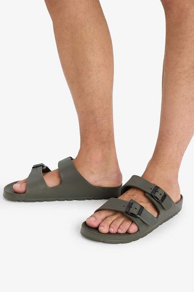 DeFacto New Season Men's Flat Sole Double Banded Eva Slippers
