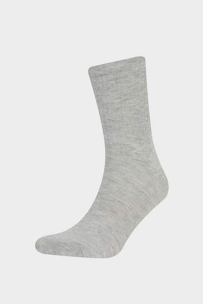 DeFacto New Season Men's Comfortable Elastic 3-Piece Cotton Long Socks
