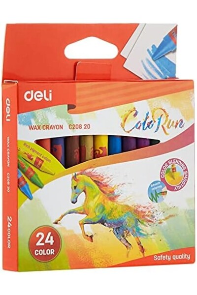 Deli Back to School Art Combo Set – Liquid Glue, Scissors, Color Pencils, Sketch Pens & Crayons