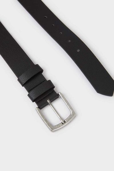 DeFacto New Season Men's Rectangular Buckle Faux Leather Casual Belt