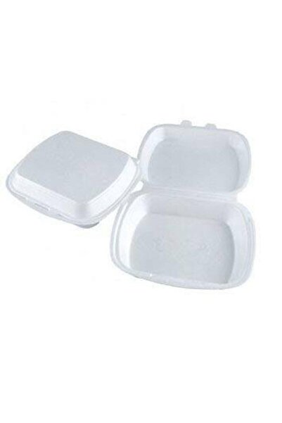 Genel Markalar Köpük Tabak Mod 23 C, Bölmesiz, Kapaklı, 100 Adet, Metalik Renkli