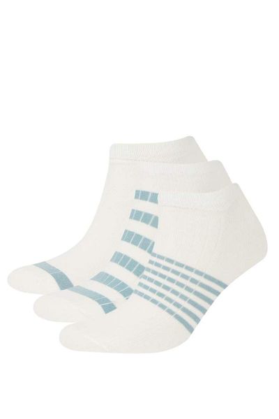 DeFacto New Season Men's 3-Piece Cotton Booties Socks