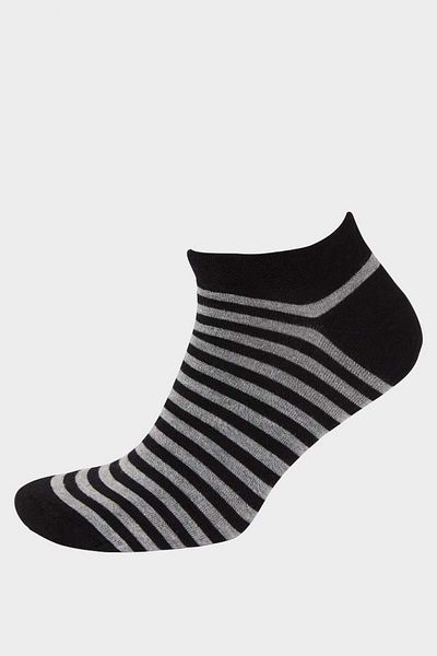 DeFacto New Season Men's Seamless 3-Piece Bamboo Booties Socks