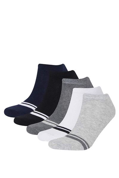 DeFacto New Season Men's 5-Piece Cotton Booties