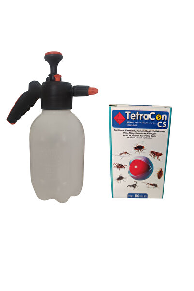 Kulsan İlaç Tetracon Cs 50ML Genel Haşere İlacı/2Lt İlaçlama Pompası