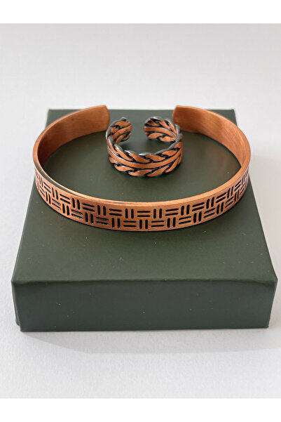 Rupen Kraft Unisex adjustable 100% pure copper bracelet stylish copper ring c...